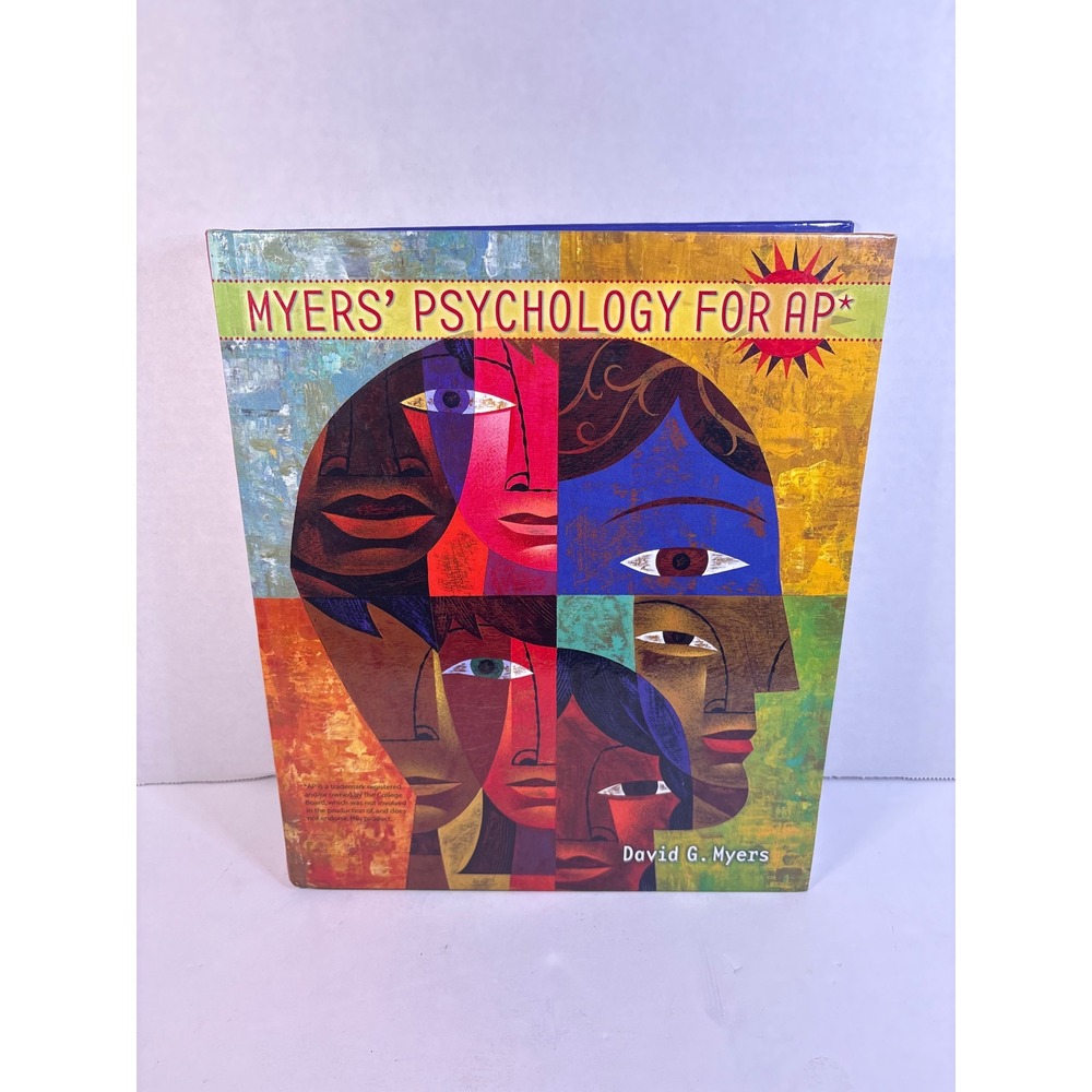 Myers' Psychology for AP Hardcover Textbook David G. Myers Advanced Placement